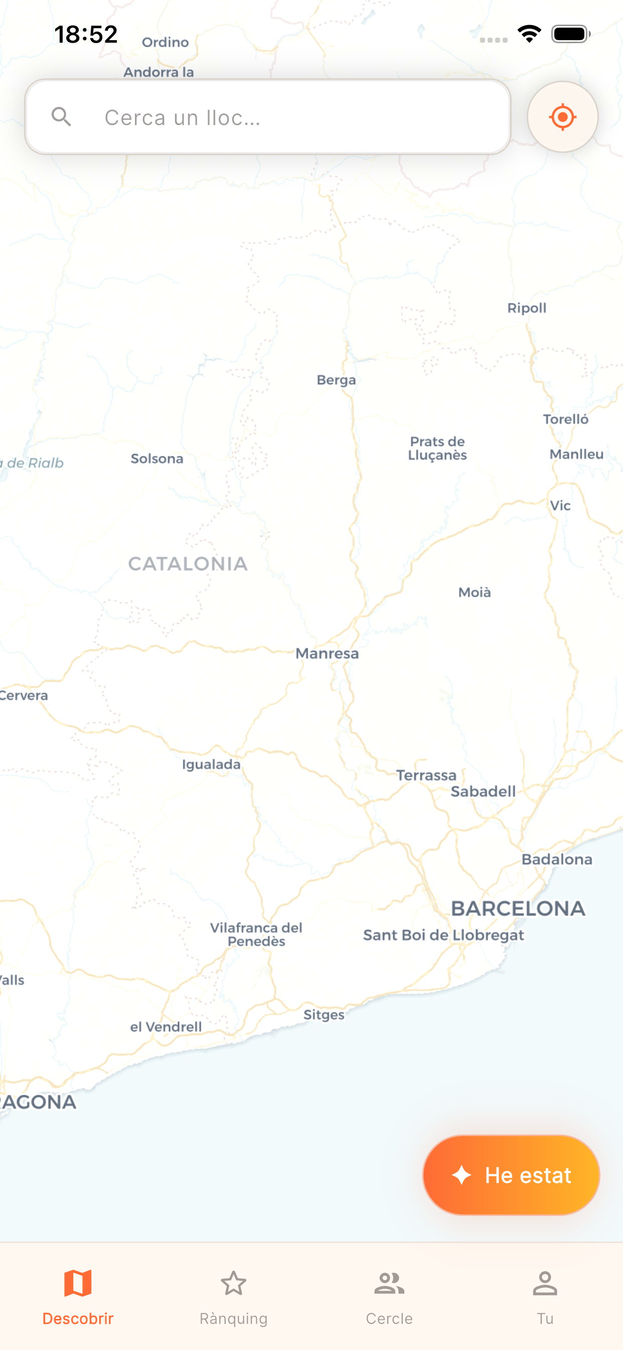 Mapa de restaurants